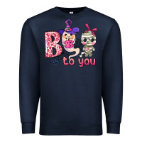 Navy boo to you Premium Sweatshirt - AdoDesignShop