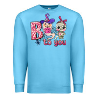 Ocean Blue boo to you Premium Sweatshirt - AdoDesignShop