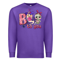 Purple boo to you Premium Sweatshirt - AdoDesignShop
