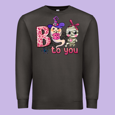 Boo To You Premium Sweatshirt Designed By Adodesignshop