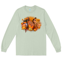 Matcha Fall sneaker and heel afro woman Long Sleeve Tee - RanaPortraitStore