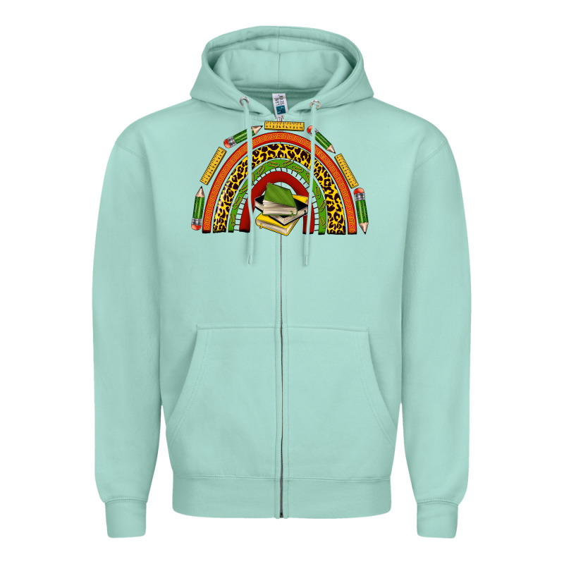 Black History Teacher Rainbow Zipper Hoodie by texasbilliewilder | Teevron