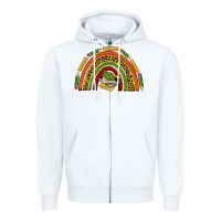 White black history teacher rainbow Zipper Hoodie - texasbilliewilder