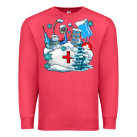 Cardinal Winter Nurse life Premium Sweatshirt - AdoDesignShop
