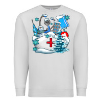 Dove Grey Winter Nurse life Premium Sweatshirt - AdoDesignShop