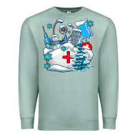 Seafoam Winter Nurse life Premium Sweatshirt - AdoDesignShop