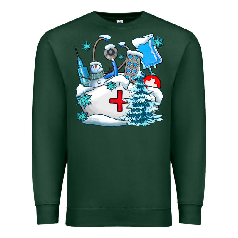 Winter Nurse Life Premium Sweatshirt by AdoDesignShop | Teevron
