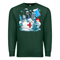 Sports Green Winter Nurse life Premium Sweatshirt - AdoDesignShop