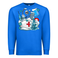 True Royal Winter Nurse life Premium Sweatshirt - AdoDesignShop