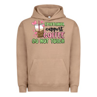 Pigment Burro emotional support coffee do not touch Urban Hoodie - MaliasSmallBusiness