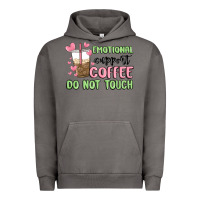 Pigment Tornado emotional support coffee do not touch Urban Hoodie - MaliasSmallBusiness