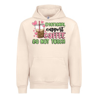 Sandshell emotional support coffee do not touch Urban Hoodie - MaliasSmallBusiness