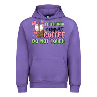 Tulip emotional support coffee do not touch Urban Hoodie - MaliasSmallBusiness