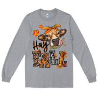 Heather Grey Hay Fall heifer Long Sleeve Tee - RanaPortraitStore