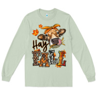 Matcha Hay Fall heifer Long Sleeve Tee - RanaPortraitStore
