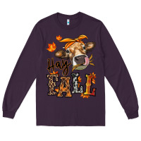 Plum Hay Fall heifer Long Sleeve Tee - RanaPortraitStore