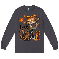 Smoke Hay Fall heifer Long Sleeve Tee - RanaPortraitStore