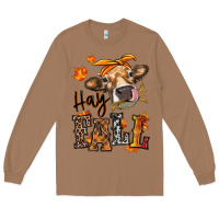 Toasted Coconut Hay Fall heifer Long Sleeve Tee - RanaPortraitStore