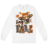 White Hay Fall heifer Long Sleeve Tee - RanaPortraitStore
