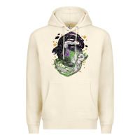 Sandshell Magical cats ghost with moon Halloween Premium Hoodie - NancyCooperArtShop