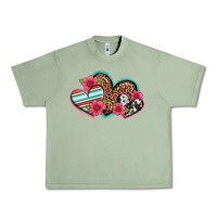 Oil Green easter spring western hearts Urban Heavy Tee - Artiststas