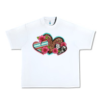 White easter spring western hearts Urban Heavy Tee - Artiststas