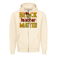 Black Teacher Matter Zipper Hoodie | Teevron