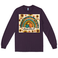 Plum Happy Fall y'all Long Sleeve Tee - RanaPortraitStore