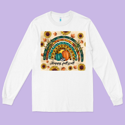Long Sleeve Tee Happy Fall y'all