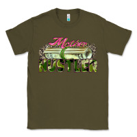Army Green mother hustler Classic Tee - Zillion Design Studio