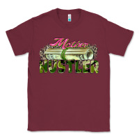 Burgundy mother hustler Classic Tee - Zillion Design Studio