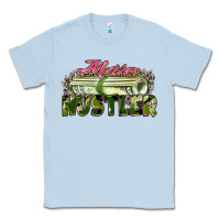 Dusty Blue mother hustler Classic Tee - Zillion Design Studio