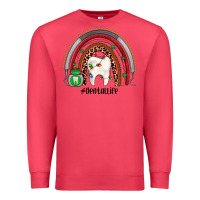 Cardinal Christmas dental life rainbow Premium Sweatshirt - JahusDesignShop