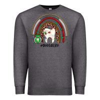 Charcoal Heather Christmas dental life rainbow Premium Sweatshirt - JahusDesignShop