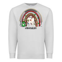 Dove Grey Christmas dental life rainbow Premium Sweatshirt - JahusDesignShop