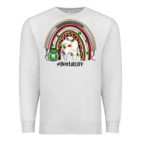 Oatmeal Heather Christmas dental life rainbow Premium Sweatshirt - JahusDesignShop