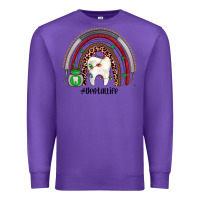 Purple Christmas dental life rainbow Premium Sweatshirt - JahusDesignShop