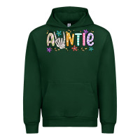 Forest Green auntie Urban Hoodie - MaliasSmallBusiness