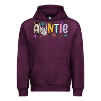 Mauve Wine auntie Urban Hoodie - MaliasSmallBusiness
