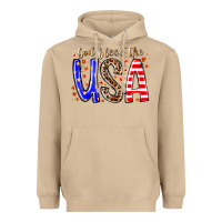 Mushroom god bless the usa Heavyweight Hoodie - RacoonDesign