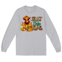 Moon Dust Hay there Fall pumpkin heifer Long Sleeve Tee - RanaPortraitStore