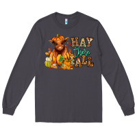 Smoke Hay there Fall pumpkin heifer Long Sleeve Tee - RanaPortraitStore