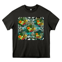 Asphalt summer fruits Heavy Core Tee - CowhideDigitalArt