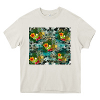 Cream summer fruits Heavy Core Tee - CowhideDigitalArt