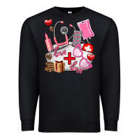 Nurse  Valentines Day Love Premium Sweatshirt | Teevron