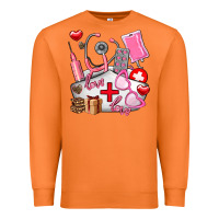 Carrot nurse  valentines day love Premium Sweatshirt - AdoDesignShop