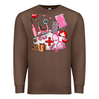 Chestnut nurse  valentines day love Premium Sweatshirt - AdoDesignShop