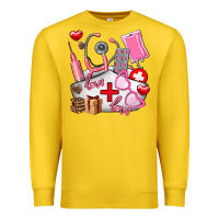 Lemon nurse  valentines day love Premium Sweatshirt - AdoDesignShop