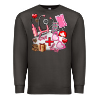 Smoke nurse  valentines day love Premium Sweatshirt - AdoDesignShop