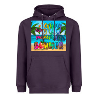 Plum enjoy every moment of summer Heavyweight Hoodie - HRA Design Shop